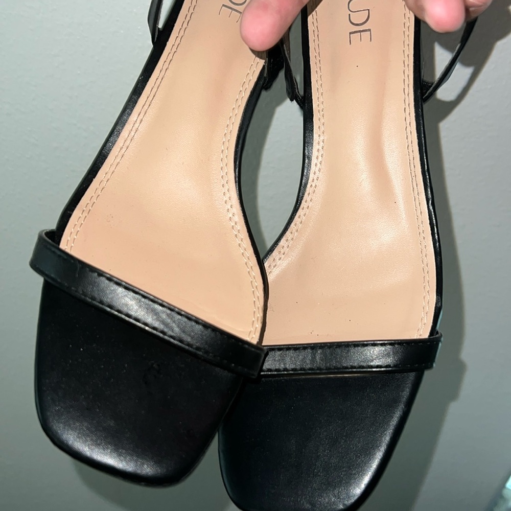 Black heels